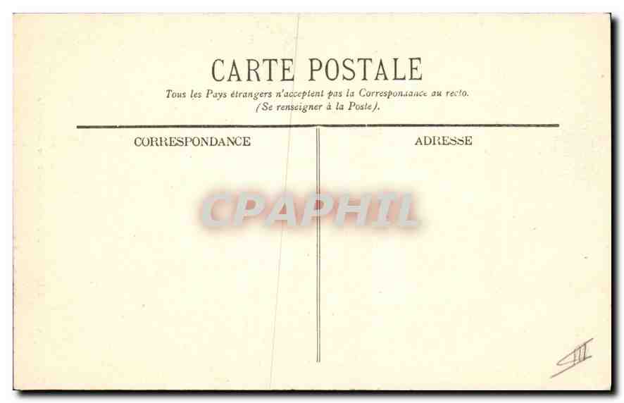 CPA Lyon L'Archeveche Cour Interieure  — Verso