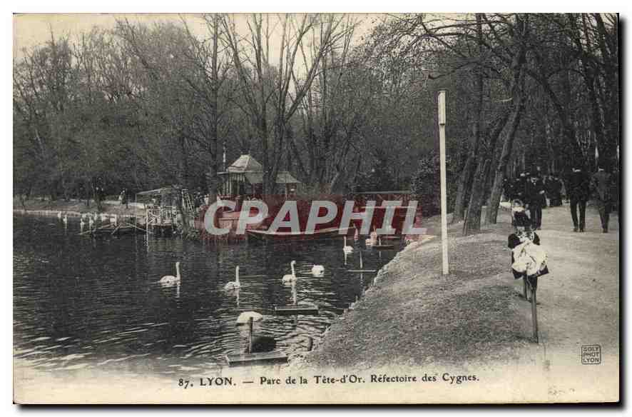 CPA Lyon Parc de la Tete d'Or Refectoire des Cygnes 