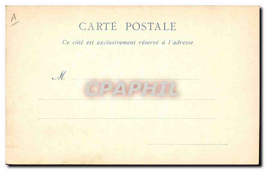 CPA Lyon Le Chalet des Iles Parc de la Tete d'Or  — Back