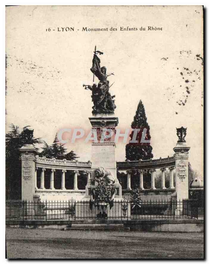 CPA Lyon Monument des Enfants du Rhone 
