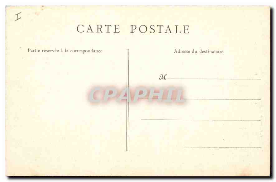 CPA Lyon Parc de la Tete d'Or Le Pont Couvert  — Rückseite