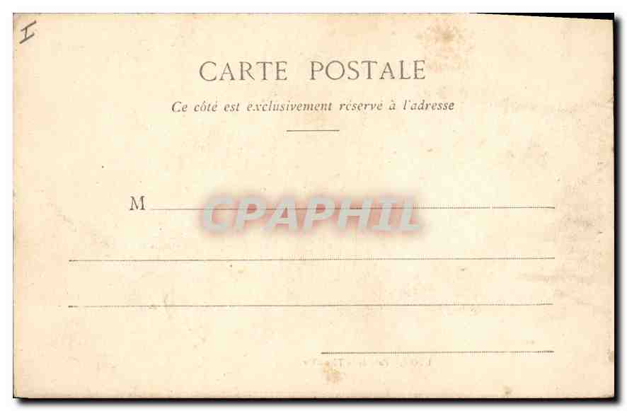 CPA Lyon Parc de la Tete d'Or  — Verso