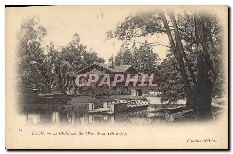LYON — Le Chalet des Îles (Parc de la Tête d'Or) — Collections ND Phot