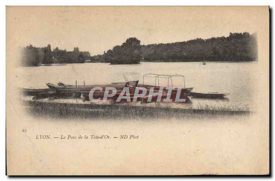 CPA Lyon Le Parc de la Tete d'Or 