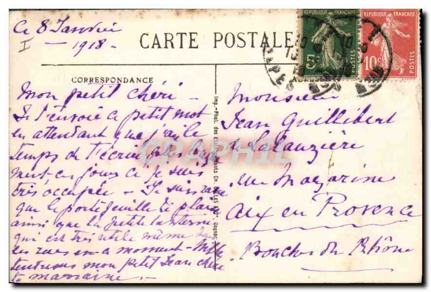 CPA Nice Coup de Mer Rochers de Roba Capeu  — Rückseite