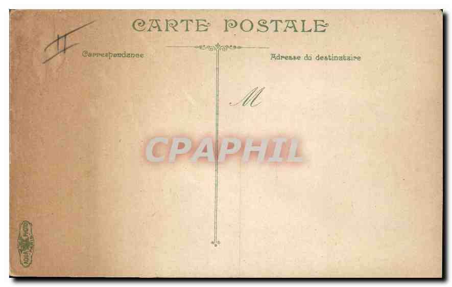 CPA Nice La Terrasse de Chateau et la Ville Militaria — Rückseite