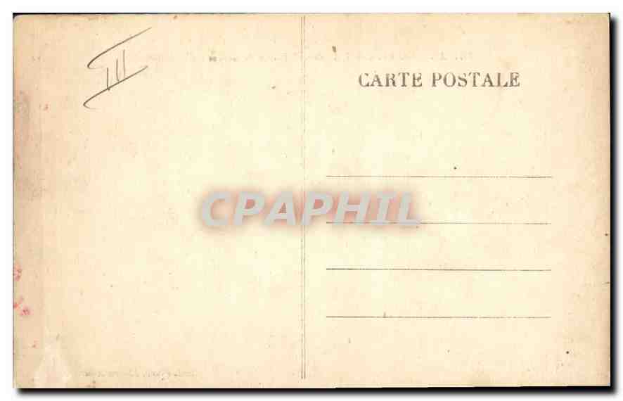 CPA Delice Hotel Boulevard Prince de Galles Cimiez Nice  — Rückseite
