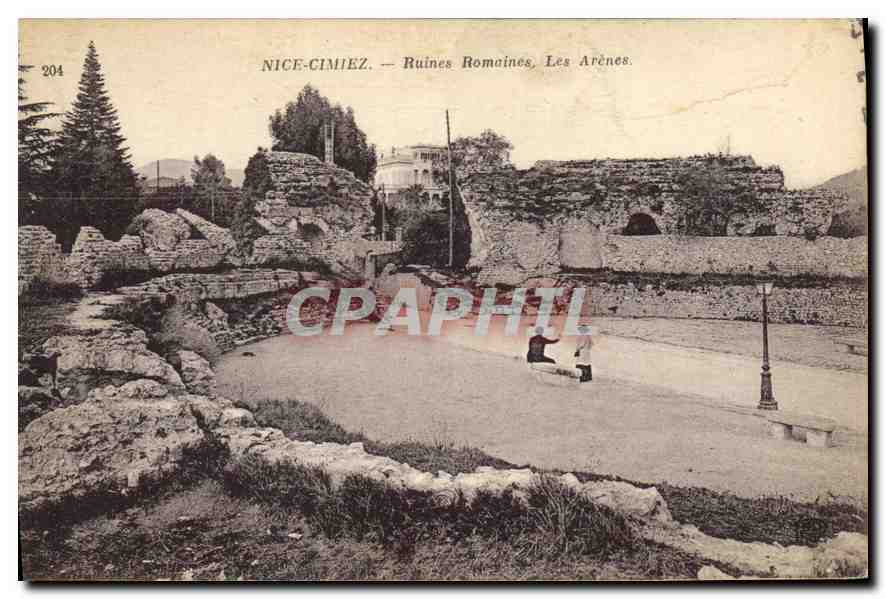 CPA Nice Cimiez Ruines Romaines Les Arenes 