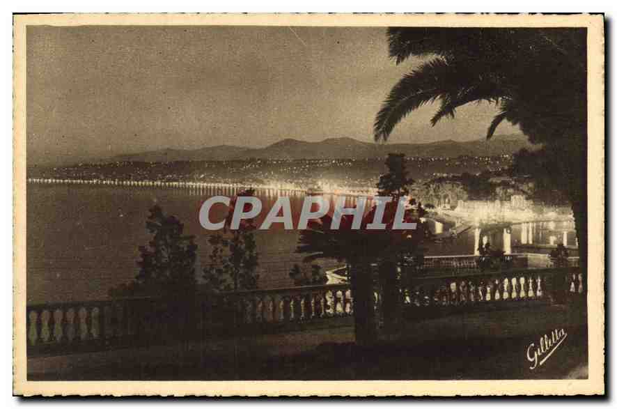 CPA Cote d'Azur Artistique Nice Feerie Nocturne 