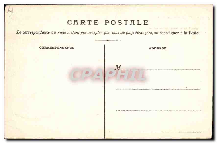 Tarascon — Château dit du Roi René (côté de la Ville) — Thot, Blanchio, Tarascon — Verso