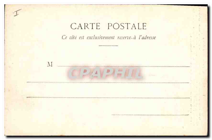 CPA Tarascon Crypte de Sainte Marthe  — Rückseite