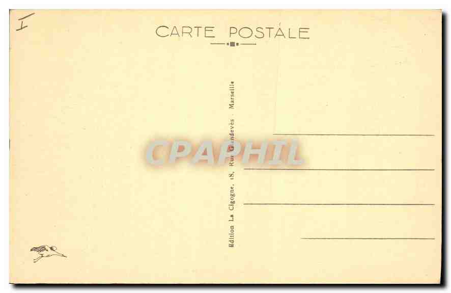 CPA Tarascon Le Chateau du Roi Rene et le Chateau de Beaucaire  — Rückseite
