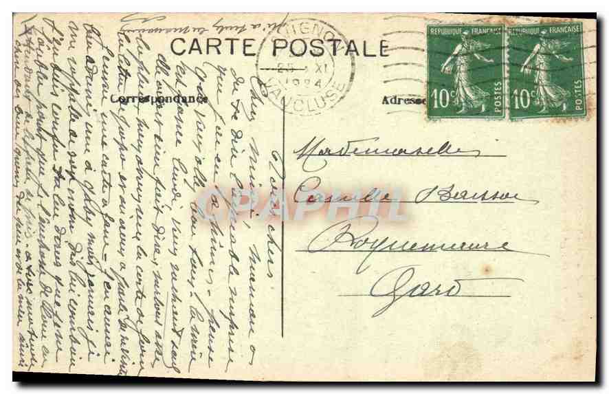 CPA Tarascon B du R Tombeau du Chevalier Jean de Cossa  — Rückseite