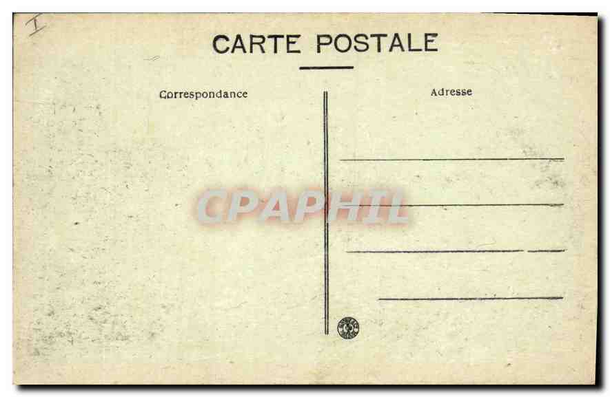 CPA Tarascon Chateau dit du Roi Rene Cote de la Ville  — Verso