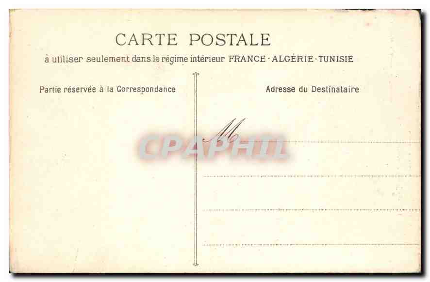 CPA Tarascon L'Entree a les Tourelles du Chateau dit du Roi Rene  — Rückseite