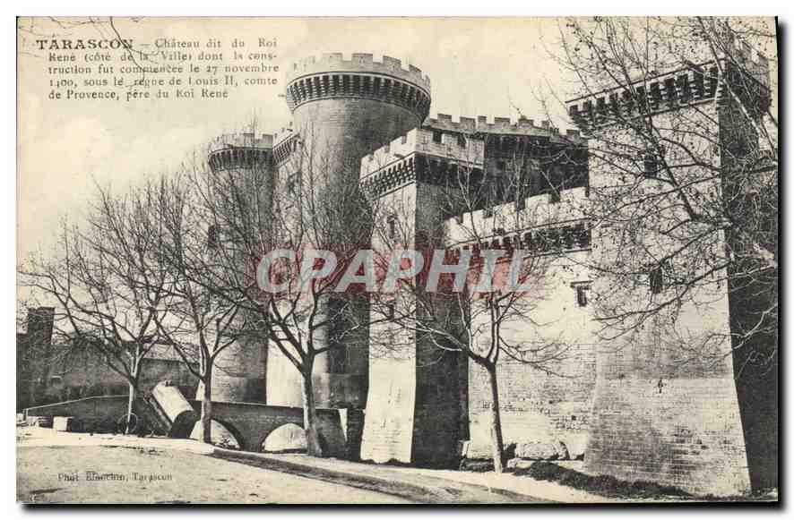 Tarascon — Château dit du Roi René — Photo Blanchin, Tarascon