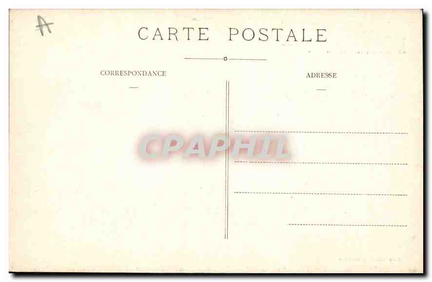 Tarascon — Château dit du Roi René — Photo Blanchin, Tarascon — Verso