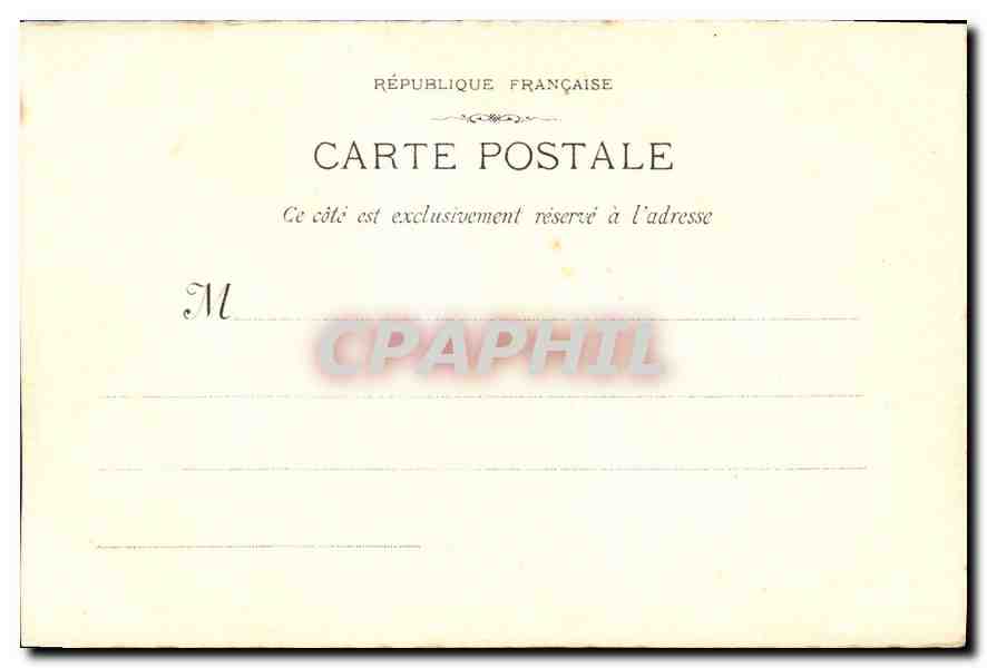 CPA Tarascon L'Eglise Sainte Marthe  — Rückseite