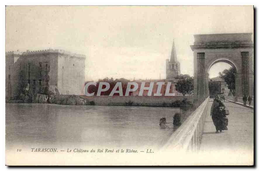 Tarascon — Le Château du Roi René et le Rhône — LL.