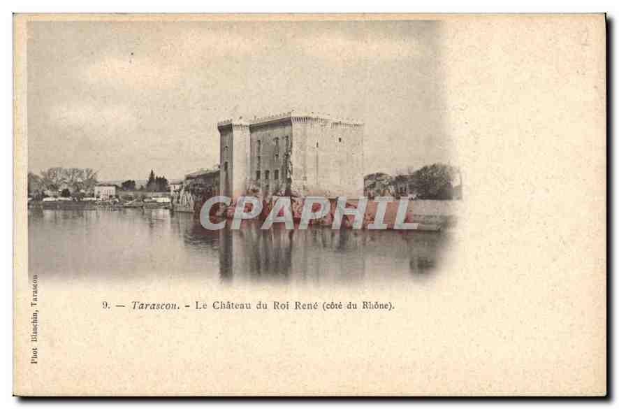 CPA Tarascon Le Chateau du Roi Rene Cote du Rhone 