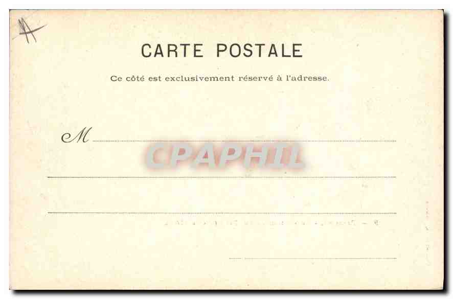 CPA Tarascon Le Chateau du Roi Rene Cote du Rhone  — Rückseite