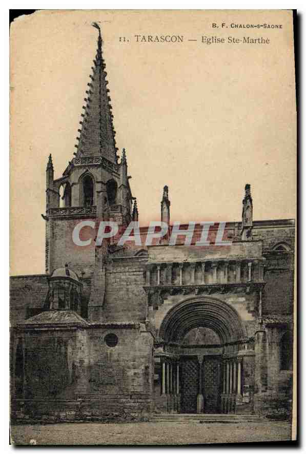 CPA Tarascon Eglise Ste Marthe 