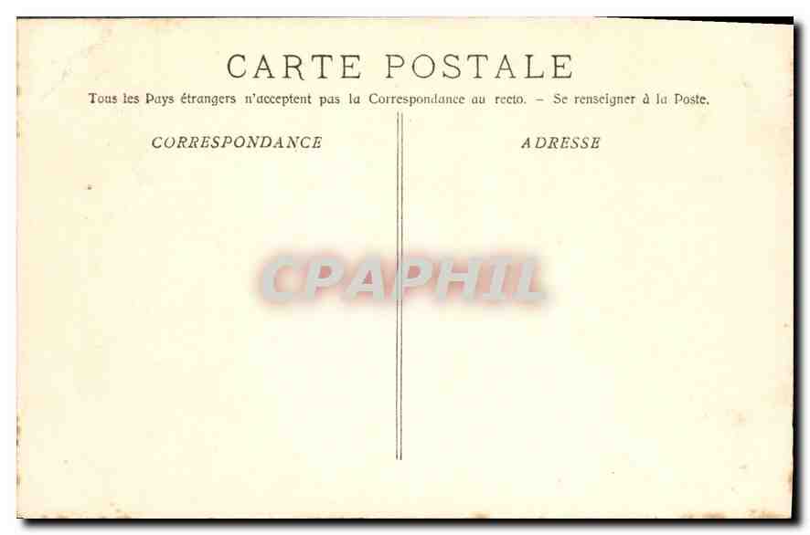 Tarascon — Ansicht des Schlosses des Königs René — Phototypie F. Lacour, Marseille, n° 154 — Rückseite
