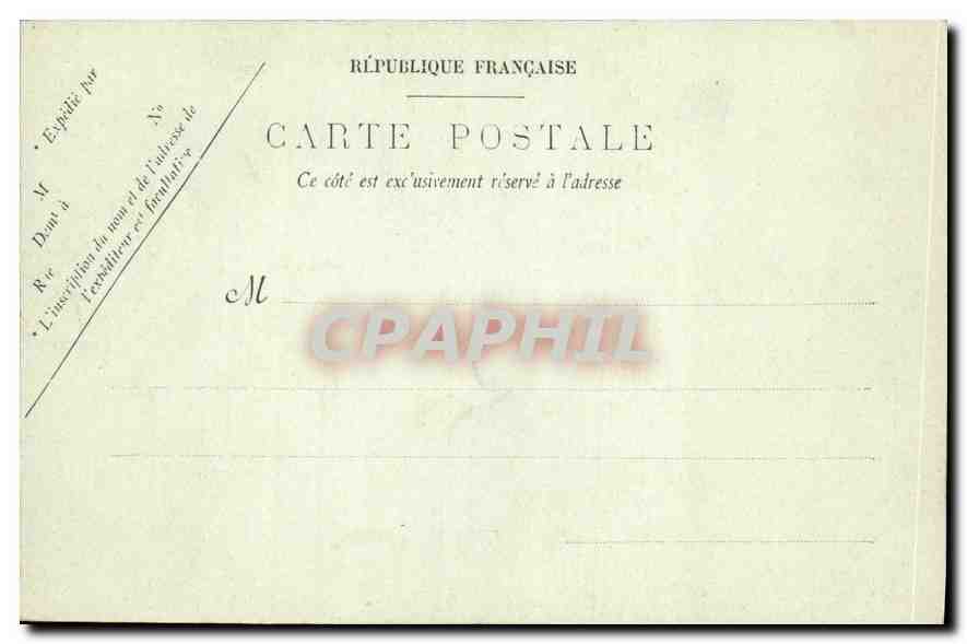 CPA Tarascon Le Pont suspendu vers Beaucaire  — Rückseite