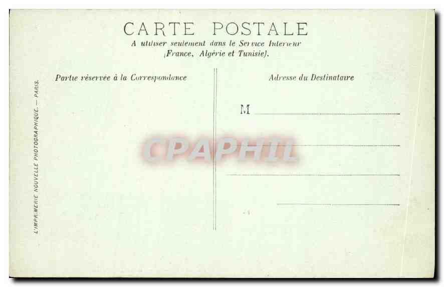 CPA Tarascon l'Eglise Sainte Marthe Le Portail  — Rückseite