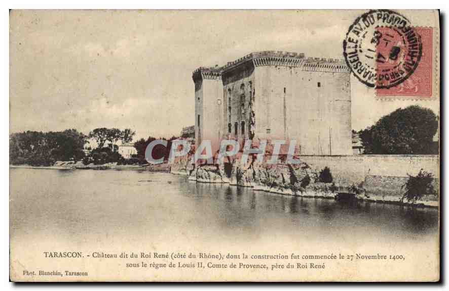 CPA Tarascon Chateau dit du Roi Rene Cote du Rhone 
