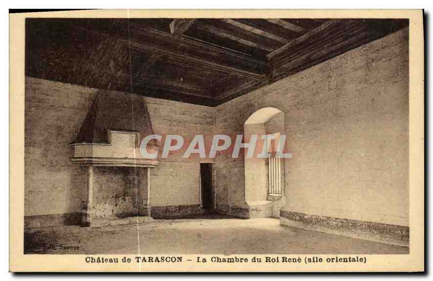 Château de TARASCON — La Chambre du Roi René (aile orientale) — Édit. Savoye