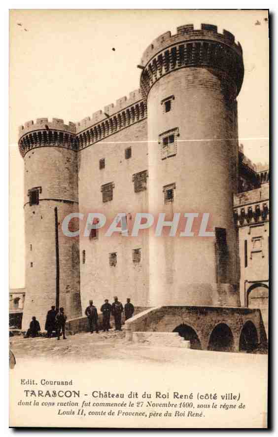 Tarascon — Castle known as King René's (city side) — Edit. Gourmand