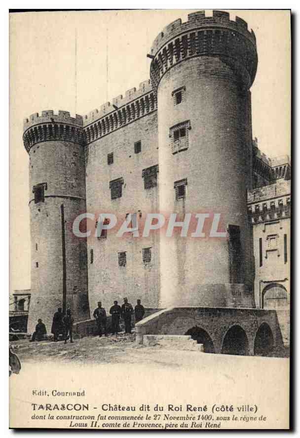 CPA Tarascon Chateau dit du Roi Rene Cote Ville 