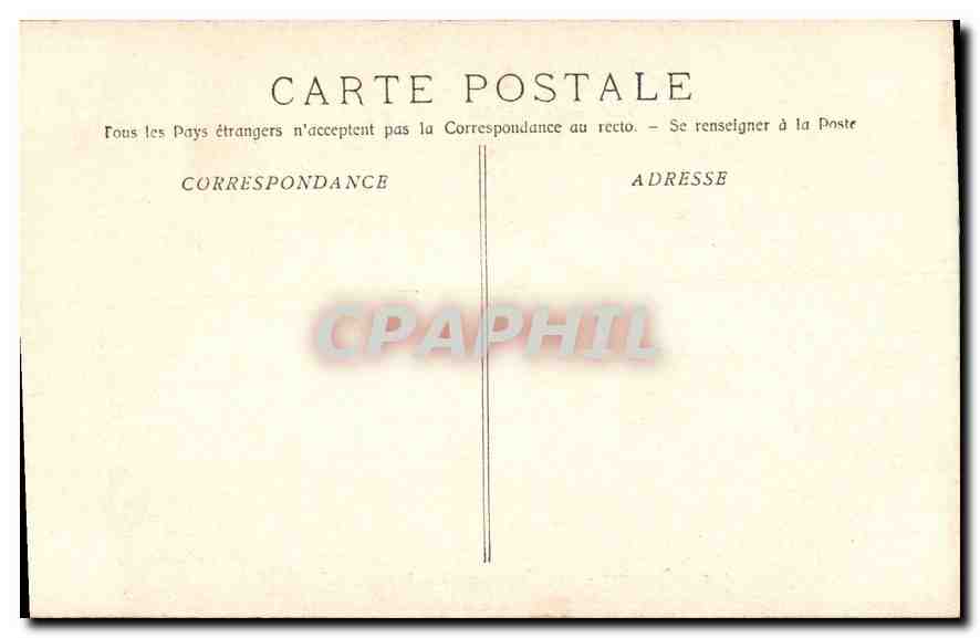 CPA Tarascon Vue d'Ensemble du Chateau du Roi Rene  — Rückseite
