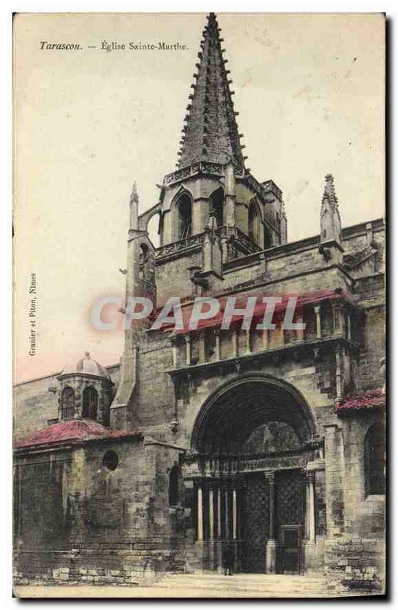 CPA Tarascon Eglise Sainte Marthe 