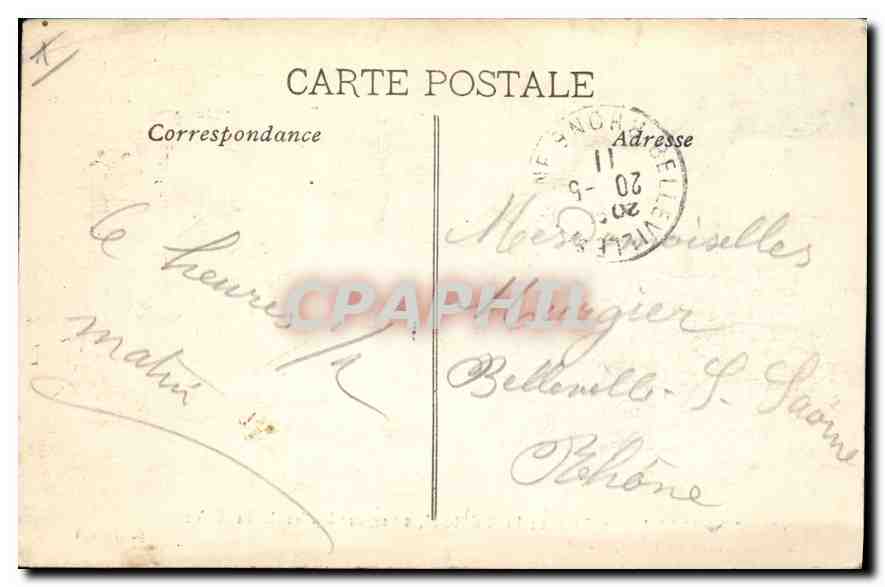 Tariscon - Le Château du Roi René, situé sur les bords du Rhône, actuellement sert de prison — Coll. LA — Achterkant