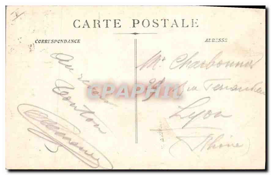 Tarascon - Le Château vu du côté du Rhône — éditeur non visible, n° de série non visible — Verso