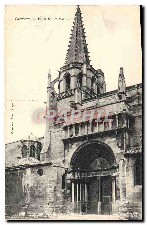 Tarascon — Église Sainte-Marthe — Granitier et Pilton, Nîmes