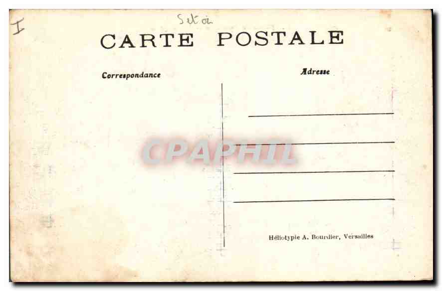 CPA Palais de Versailles L'Orangerie  — Verso
