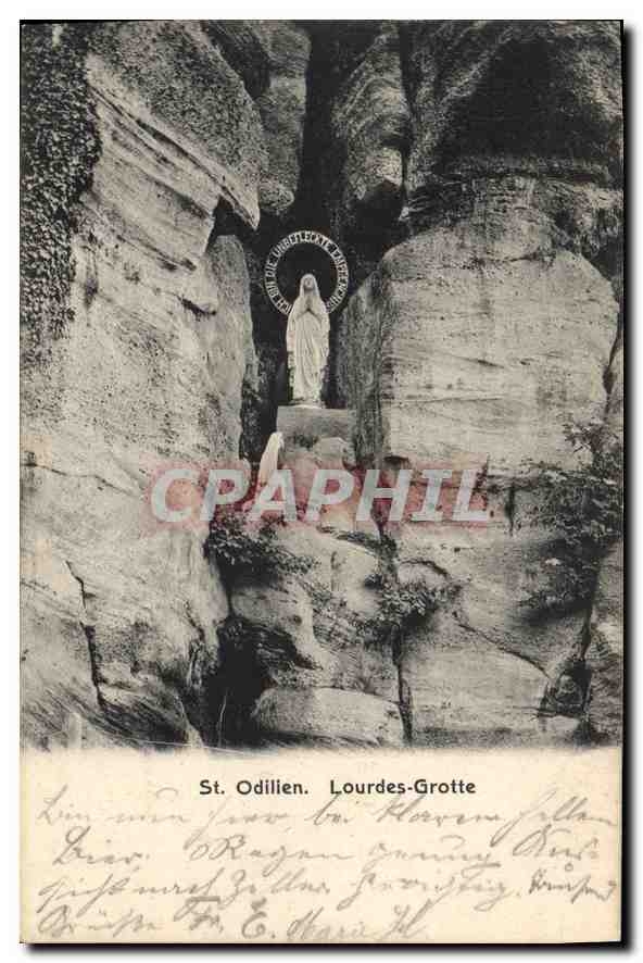 CPA St Odilien Lourdes Grotte 