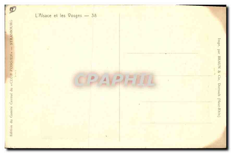 CPA Chapelle de Ste Odile  — Verso