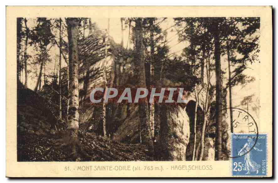 CPA Mont Sainte Odile Hagelschloss 