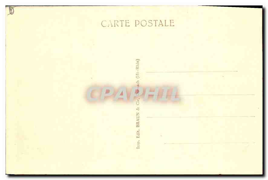 CPA Mont Sainte Odile Le Couvent  — Verso
