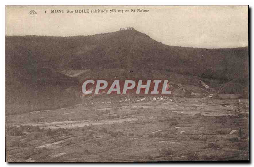 CPA Mont Ste Odile et St Nabor 