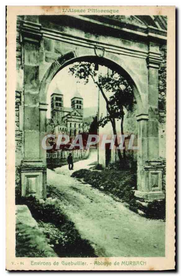 CPA L'Alsace Pittoresque Environs de Guebwiller Abbaye de Murbach 