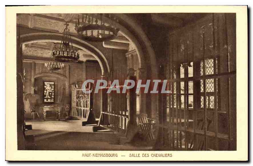 CPA Haut Koenigsbourg Salle des Chevaliers 