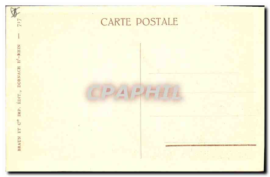 CPA Haut Koenigsbourg Salle des Chevaliers  — Rückseite