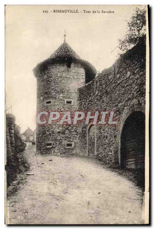 CPA Ribeauville Tour de la Sorciere 