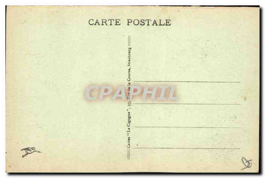 CPA Ribeauville Tour de la Sorciere  — Rückseite