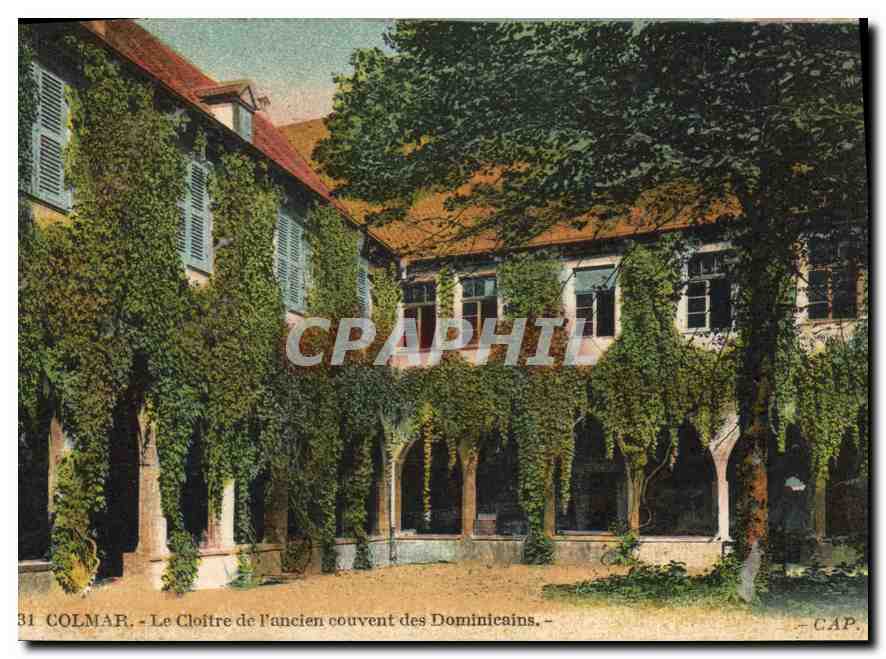 CPA Colmar Le Cloitre de l'ancien couvent des Dominicains 